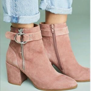 Steve Madden Pink Suede Boots
